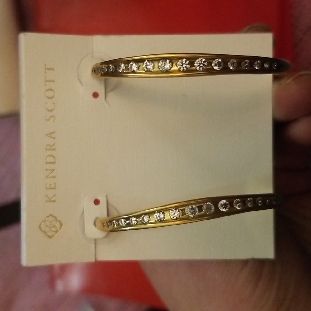 Brand NWT kendra scott Selena hoop earrings